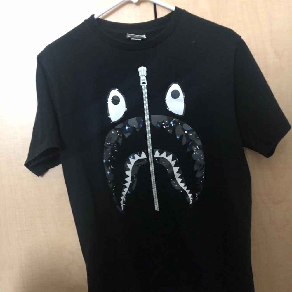 Bape Space Camo Shark Tee